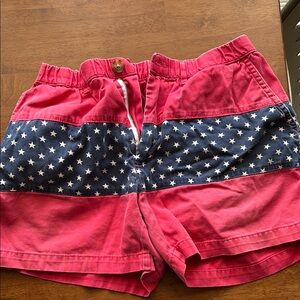 Red, White, and Blue Chubbies Shorts - Size Medium